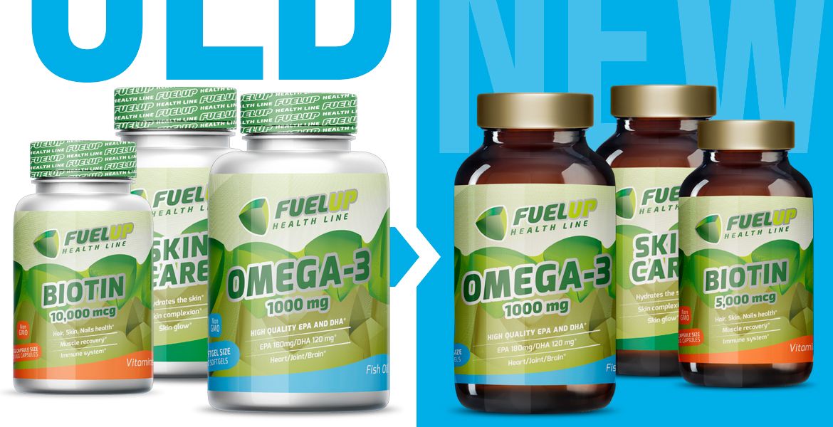 New FUEL UP packaging design!