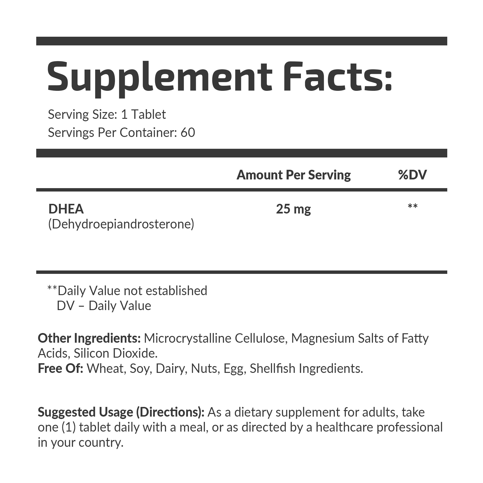 DHEA 25 mg