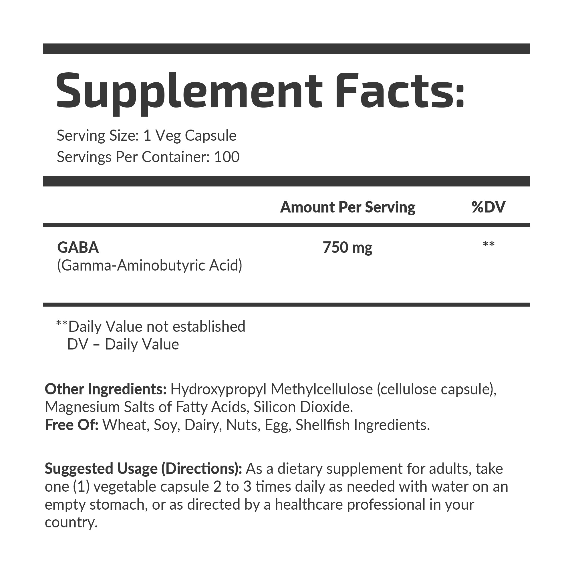 GABA 750 mg