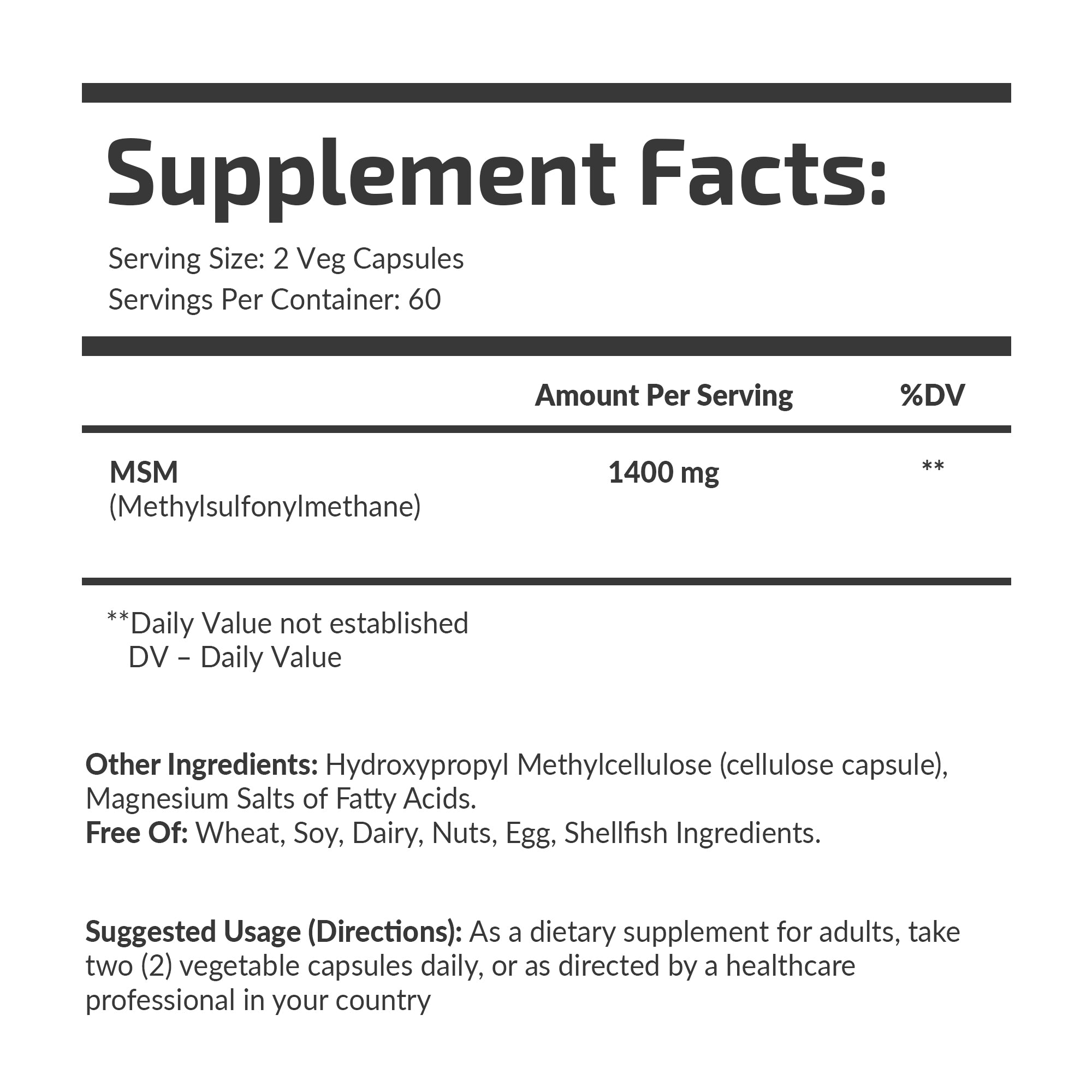 MSM 700 mg