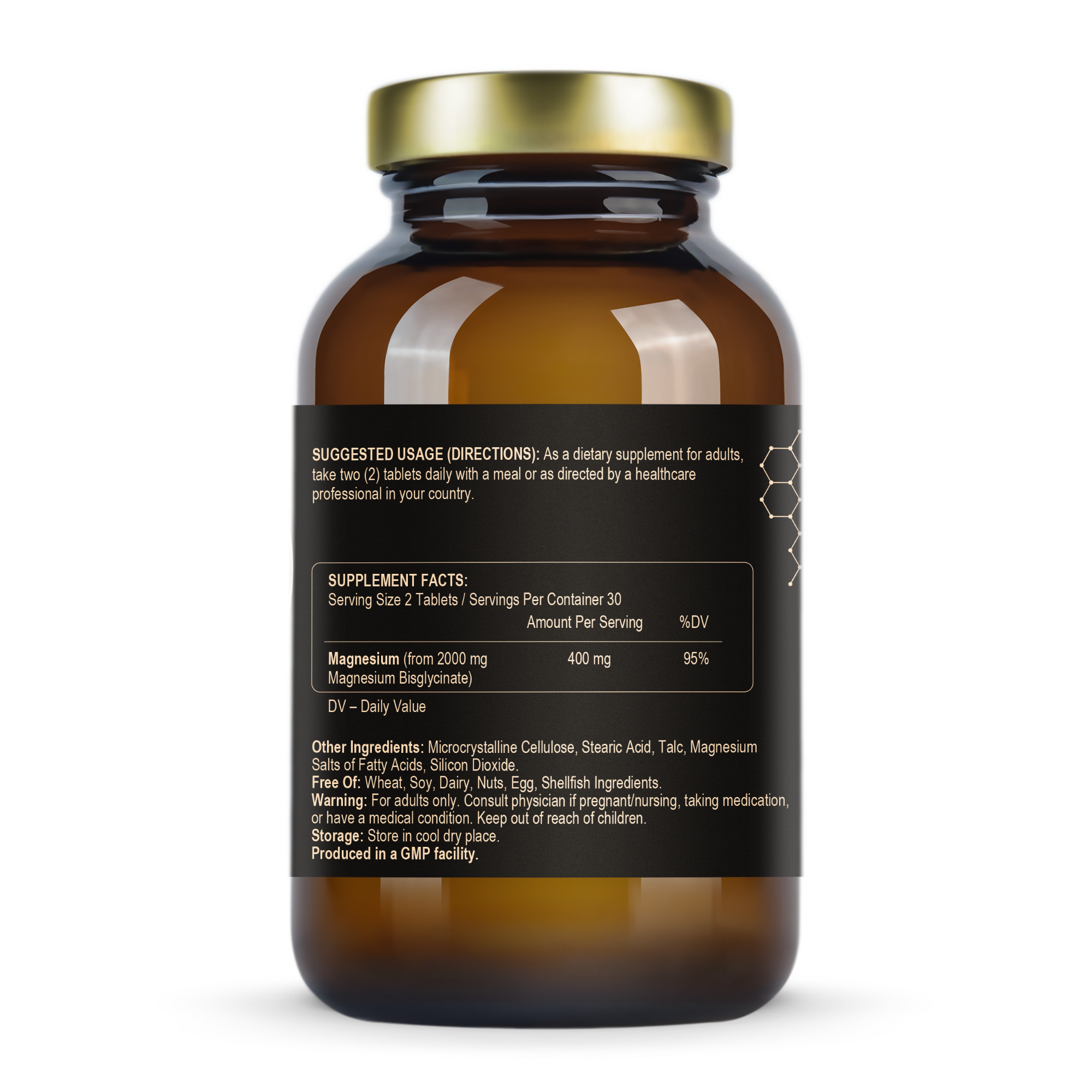 MAGNESIUM GLYCINATE 200 mg