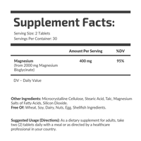 MAGNESIUM GLYCINATE 200 mg