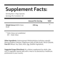 Shilajit Extract 250 mg