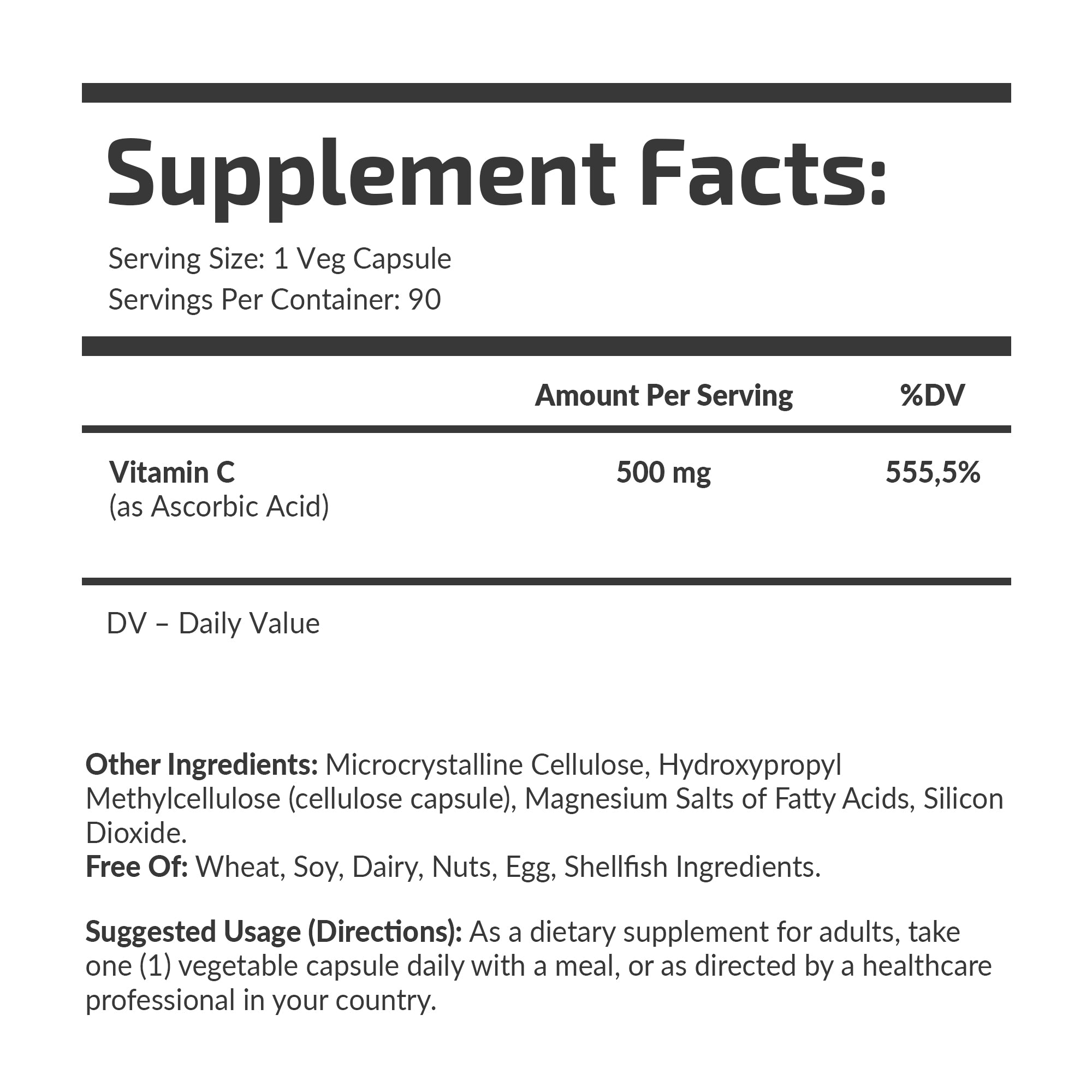 Vitamin C 500 mg