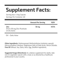 Zinc Picolinate 50 mg
