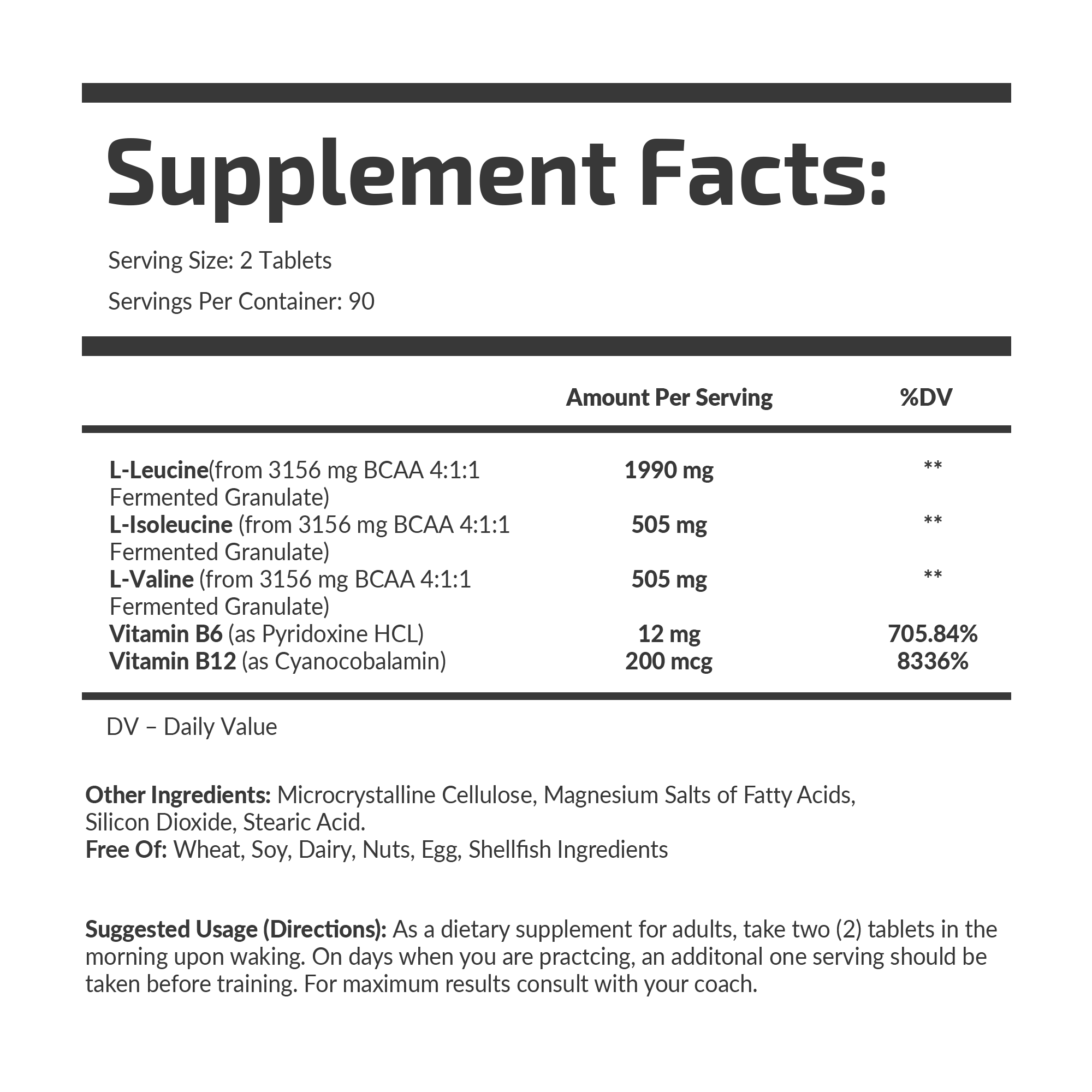 AMINO-UP 1500 mg WITH B6 AND B12