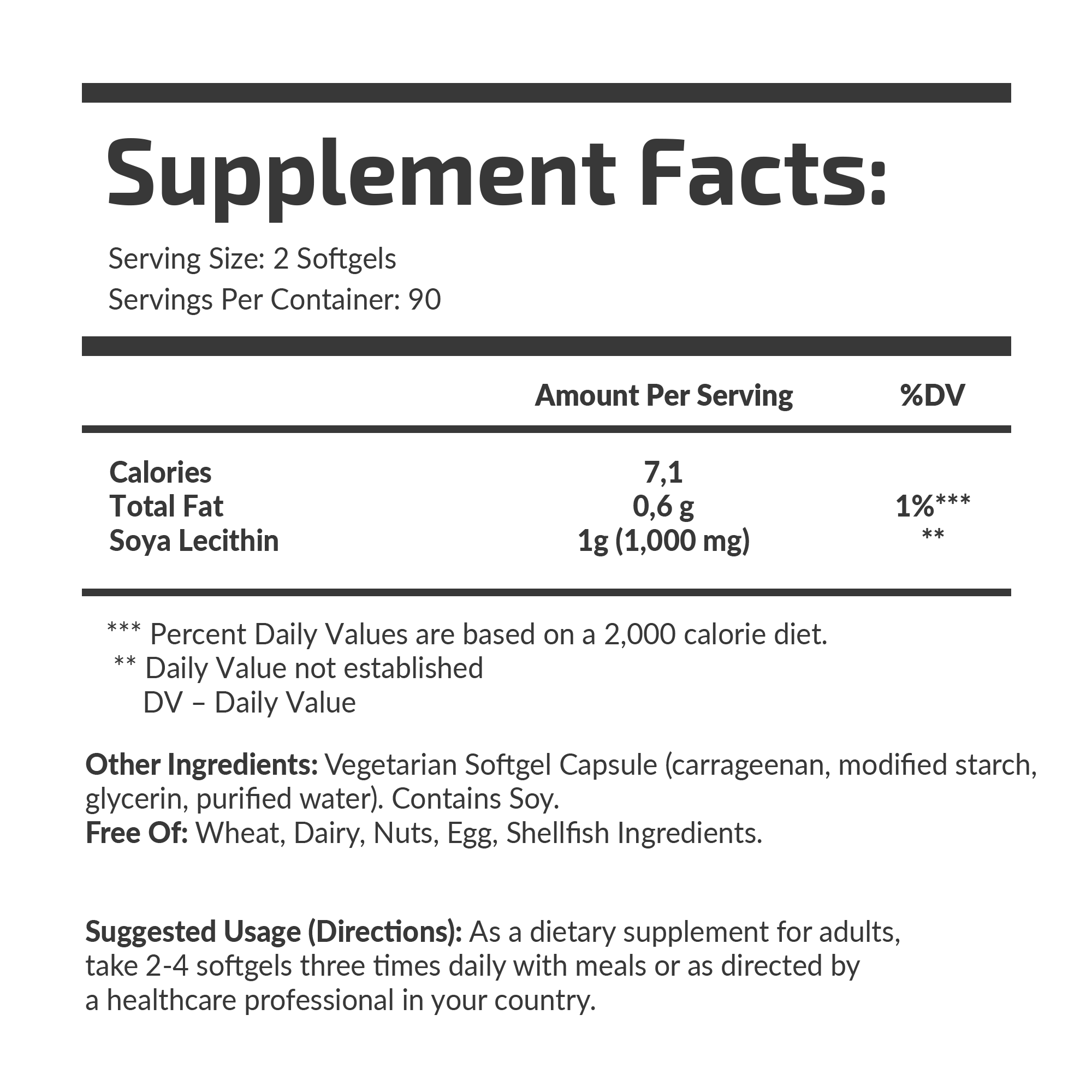 Lecithin MINI  500 mg
