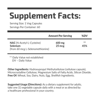NAC 600 mg with Selenium