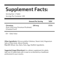 Сhromium Picolinate 200 mcg